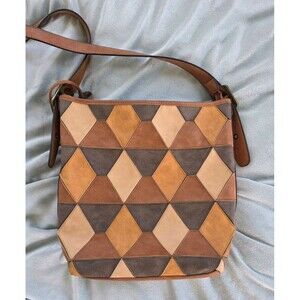 Brand New Gal Brown Leather Shoulder Bag